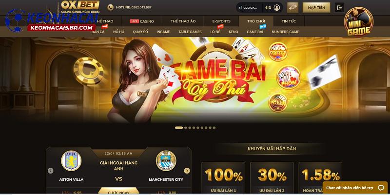 Nhà cái chuẩn không thể bỏ qua gọi tên OXBET Nhà cái chuẩn không thể bỏ qua gọi tên OXBET